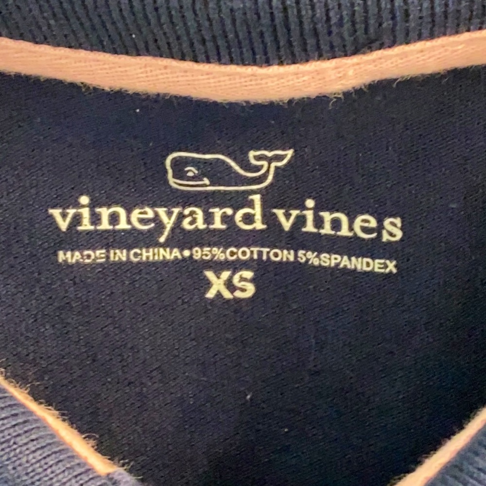 Women’s Navy Vineyard Vines polo shirt - Picture 3 of 3